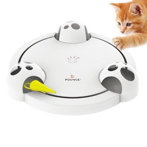 PetSafe Pounce Cat Toy, Interactive Automatic Toy for Cat or Kitten, Adjustable Electronic Battery Operated Toy