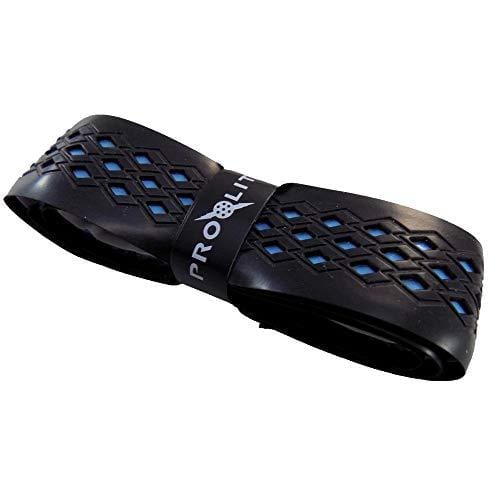 Prolite No-Sweat Diamond Grip for Pickleball Paddles, Racquetball, Squash, Platform Tennis, Badminton and More (Blue Underlay)