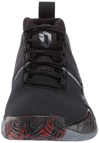 adidas Men's Dame 5, Black/Grey/Night Metallic 9.5 M US