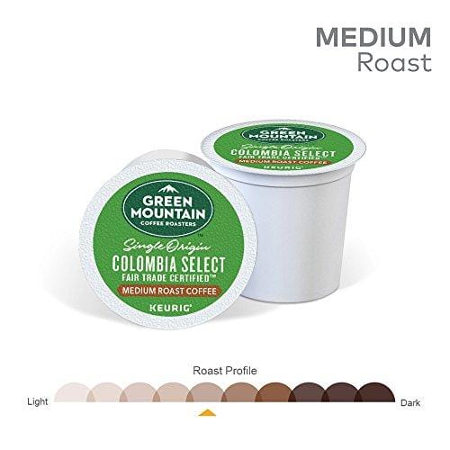 Green Mountain Coffee Roasters Colombian Fair Trade Select Keurig Single-Serve K-Cup Pods, Medium Roast Coffee, 12 Count (Pack Of 6) ( Pack May Vary )