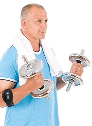 Copper Tennis Elbow Brace Forearm Strap. GUARANTEED Highest Copper Content! Patent Pending. The ONLY Copper Tennis And Golfers Elbow Brace. Gel Fit Pad Support Lateral Epicondylitis Tendonitis. Single