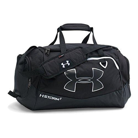 Under Armour Undeniable Duffle 2.0 Gym Bag, Black (001)/White, Small