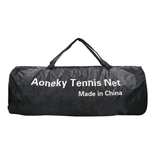 Aoneky 42' Outdoor Replacement Professional Tennis Court Net - 4 mm Polyester Cord