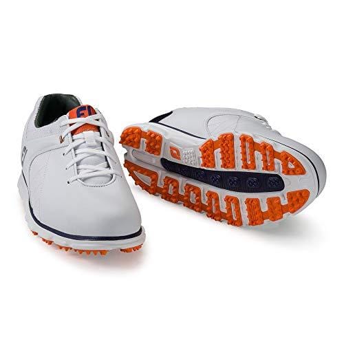 FootJoy Men's Pro/SL-Previous Season Style Golf Shoes White 11.5 W Navy/Orange, US [product _type] FootJoy - Ultra Pickleball - The Pickleball Paddle MegaStore