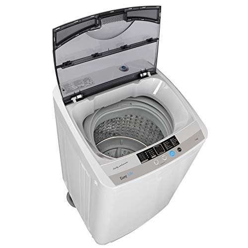 ZENSTYLE Full-Automatic Mini Multifunctional Washing Machine Portable Compact Design 10 LB Top Load Laundry Washer/Spinner w/Drain Pump, 5.74 FT Power Cord, 6.57 FT Inlet Hose