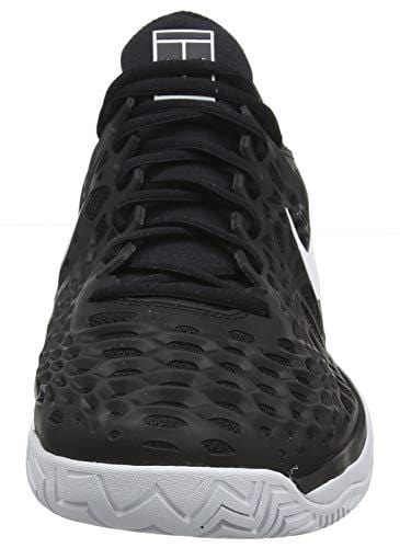 Nike Men's Air Zoom Cage 3 HC Tennis Shoes (11 D(M) US, Black/White-Anthracite)