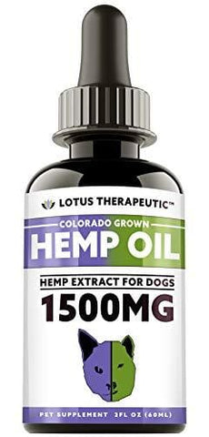 TRUAZTA Hemp Oil for Dogs & Cats Pain Relief, 2 Fl. Oz, 1500mg, Dog Anxiety Relief, Natural Hemp Oil for Pets, Stress Relief Essential Oil and Anxiety Relief Supplements