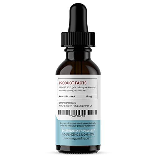 Dog Calming Aid - 1000mg Hemp Oil for Dogs - Calming Extract for Stress and Anxiety Support - Omega 3 and 6 Fatty Acids - Hip and Joint Pain Support for Dogs - 1oz