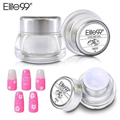 Elite99 Gel Nail Polish 3D Painting Nail Gel Soak Off UV LED 4PCS DIY Manicure Nail Art Decoration 8g