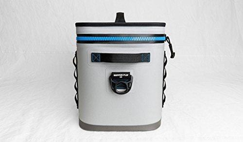 YETI Hopper Flip 18 Portable Cooler, Fog Gray/Tahoe Blue