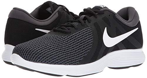 Nike Men's Revolution 4 Running Shoe, Black/White - Anthracite, 13 Wide US