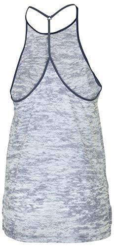 Nike Women's Breathe Loose Tank Top-Thunder Blue Heather-Large
