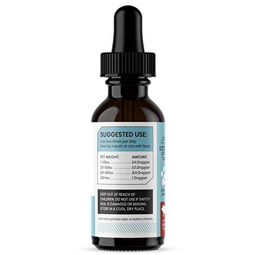 Dog Calming Aid - 1000mg Hemp Oil for Dogs - Calming Extract for Stress and Anxiety Support - Omega 3 and 6 Fatty Acids - Hip and Joint Pain Support for Dogs - 1oz
