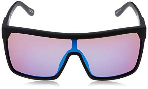 Spy Optic Flynn 670323973317 Wrap Sunglasses, 1.5 mm (Soft Matte Black/Happy Bronze/Dark Blue Spectra)
