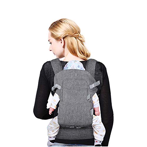 Metene Baby Carrier, 4-in-1 Adjustable Infants Holder, Soft and Breathable, Ergonomically Designed Kids Wrap with Removable Bib, Toddler Carrier Perfect for Newborn Babies and Children up to 33 lbs