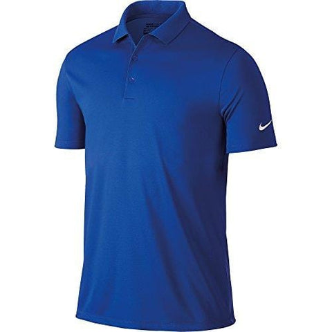 NIKE Men's Dry Victory Polo, Game Royal/White, Large