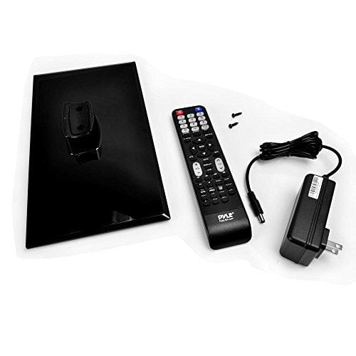 Pyle 21.5" 1080p LED TV, Multimedia Disc Player, Ultra HD TV, LED Hi Res Widescreen Monitor w/ HDMI Cable RCA Input, LED TV Monitor, Audio Streaming, Mac PC, Stereo Speakers, Wall Mount (PTVDLED22)