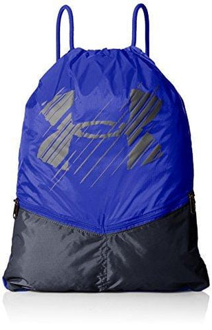 Under Armour Recruit Sackpack, Royal /Stealth Gray, One Size
