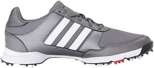 adidas Men's Tech Response Golf Shoe, Iron Metallic/White, 10.5 M US [product _type] adidas - Ultra Pickleball - The Pickleball Paddle MegaStore