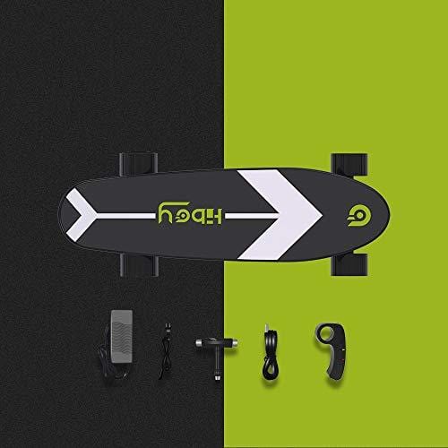 Hiboy S11 Electric Skateboard with Wireless Remote, Longboard Single Hub Motor, Light Weight 7.94LBS, Top Speed 12.4MPH, Range 7 Miles, for Youths and Students(Upgraded Version)