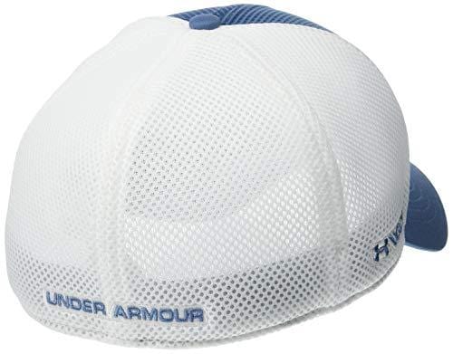 Under Armour Men's Microthread Golf Mesh Cap, Thunder//Petrol Blue, X-Large/XX-Large