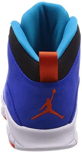 Jordan 10 Retro Tinker Racer Blue/Team Orange-Black (8.5 D(M) US)