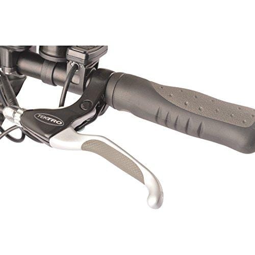 DJ Mountain Bike 750W 48V 13Ah Power Electric Bicycle, UL 2849, Matte Black, LED Bike Light, Fork Suspension and Shimano Gear,