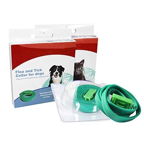V2AMZ - Pet Natural Essential Oils Flea Tick Prevention Collar for Dogs Convenient to Use