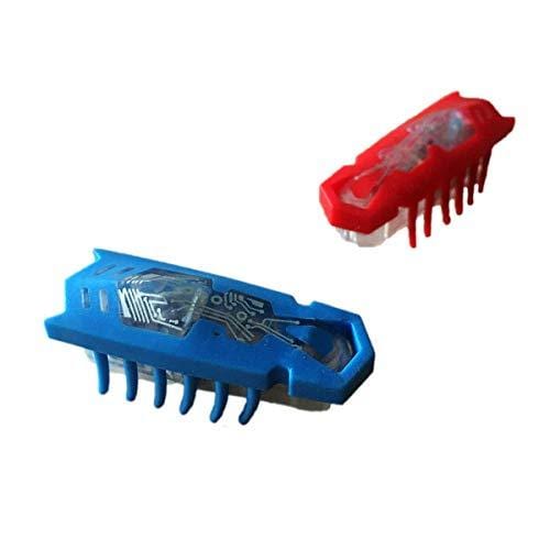 OUZIFISH Nano Robot Bug Cat Toys 2-Pack Electronic Interactive Toy Navigates Around Corner Keeps Indoor Cat Chasing Hunting, Battery Included - Plays Like a Real Bug