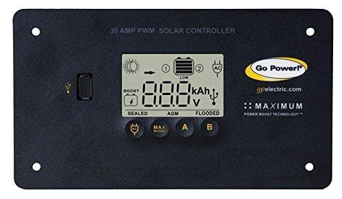 Go Power! Weekender SW Complete Solar and Inverter System with 160 Watts of Solar