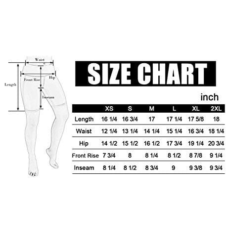 ODODOS Power Flex Yoga Short Tummy Control Workout Running Athletic Non See-Through Yoga Shorts with Hidden Pocket,Black,Medium