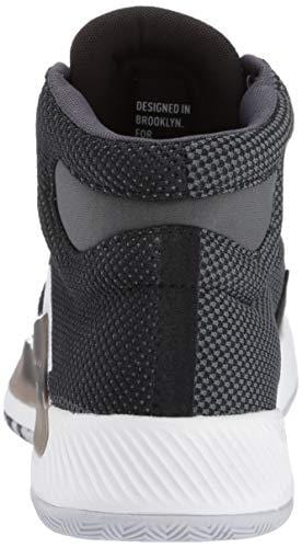 adidas Men's Pro Bounce Madness 2019, Black/White/Grey, 15 M US