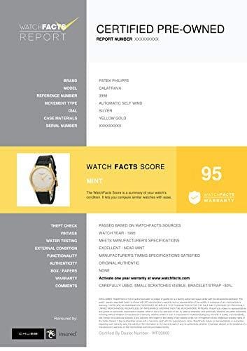 Patek Philippe Calatrava Automatic-self-Wind Male Watch 3998 (Certified Pre-Owned)