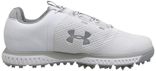 Under Armour Women's Fade RST Golf Shoe, White (102)/Overcast Gray, 7.5