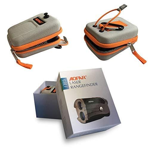 AOFAR G2 Golf Rangefinder with Slope 600 Yards Laser Range Finder 6X 25mm Waterproof, Pulse Vibration, Carrying Case, Free Battery, Gift Packaging