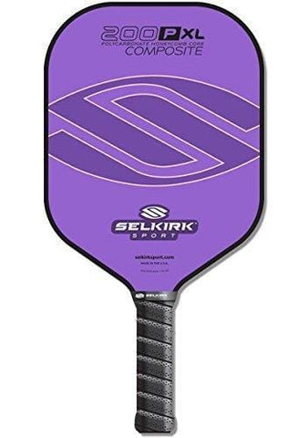 Selkirk Sport 200P Polymer Honeycomb Core Composite Pickleball Paddle, X-Large - Extended, Purple