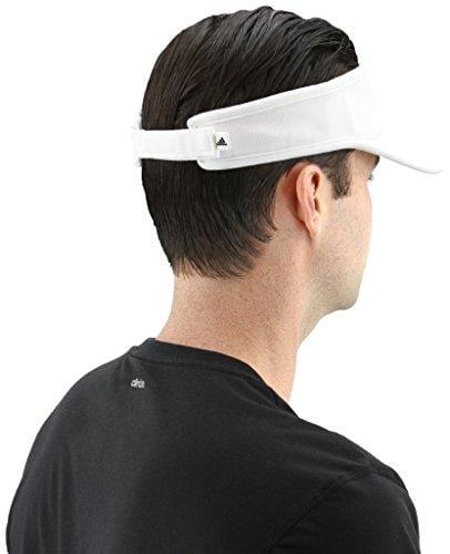 adidas Men's Superlite Performance Visor, White/Black, One Size [product _type] adidas - Ultra Pickleball - The Pickleball Paddle MegaStore