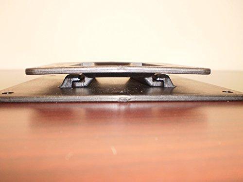 PAW International RV TV Bracket (Polymer) 3 Piece Set- Black