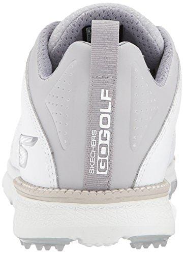 Skechers Men's Go Golf Elite 3 Golf Shoe,White/Gray,10.5 M US
