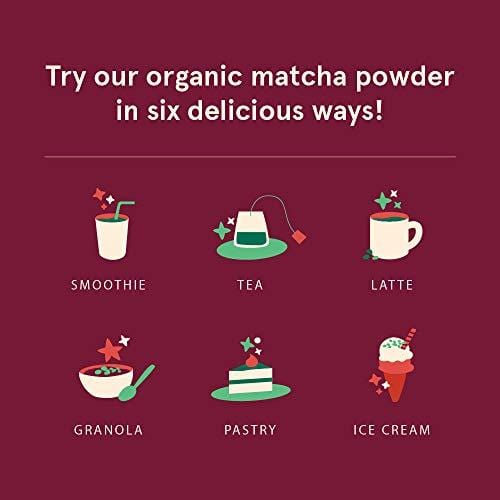 SB Organics Matcha Green Tea Gold Premium Powder - USDA Organic Non-GMO Classic Standard Culinary Ground Powder for Baking, Smoothies, Coffee, Tea - 16 oz