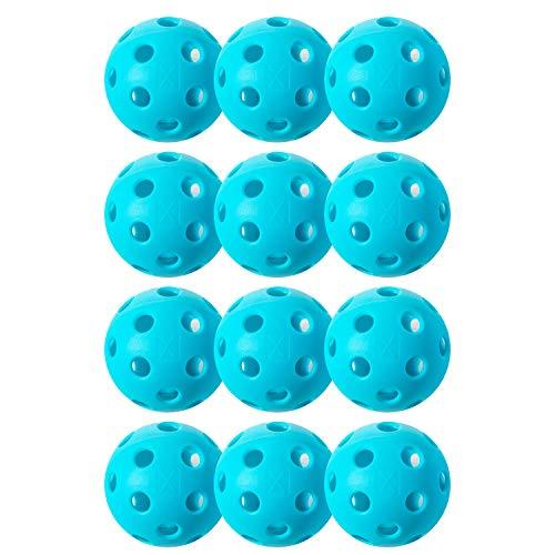 Franklin Sports X-26 Pickleballs - Indoor - 12 Pack - USAPA Approved - Blue