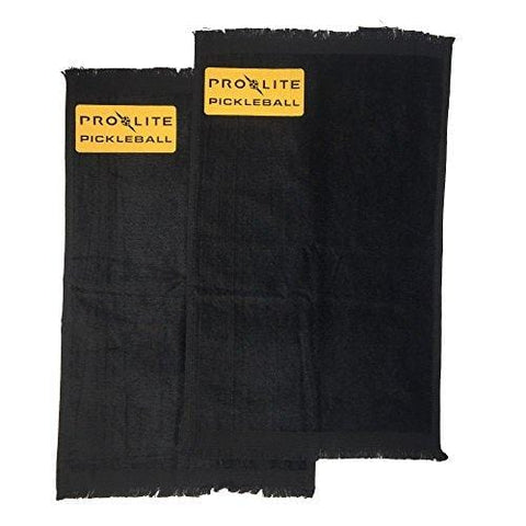 Pro-Lite Pickleball Hand Towel 100% Cotton (Black 11"x19")