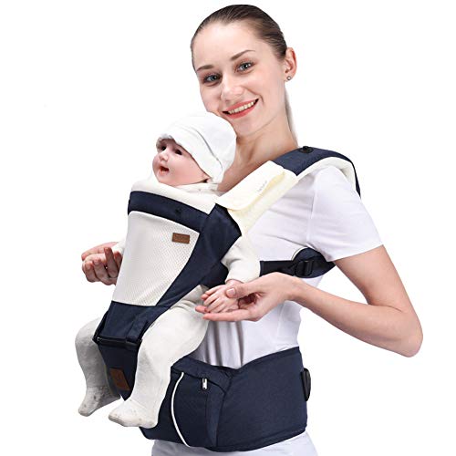 Bebamour New Style Designer Sling and Baby Carrier 2 in 1,Approved by U.S. Safety Standards (Denim Blue)