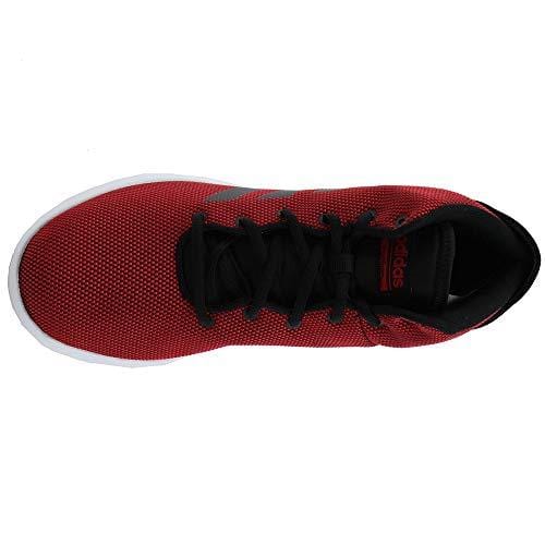 adidas Men's Cf Refresh Mid Basketball Shoe, Scarlet/Black/White, 12.5 Medium US