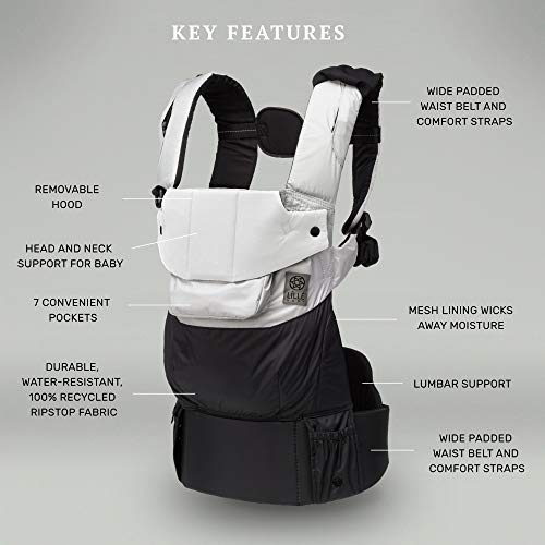 LÍLLÉbaby Pursuit Sport Lightweight SIX-Position Ergonomic Baby & Child Carrier with Lumbar Support – Air