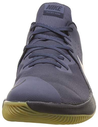 Nike Fly.by Low Mens Basketball Shoes (11 M US, Thunder Blue/Dark Obsidian)