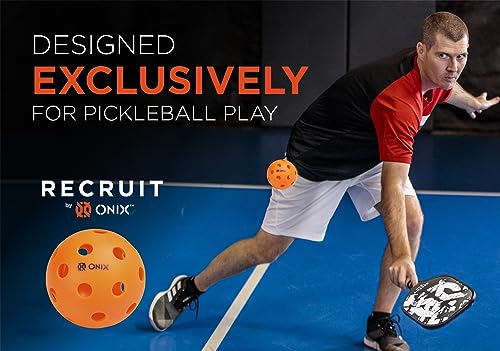 ONIX Recruit Indoor Pickleball Ball, 3