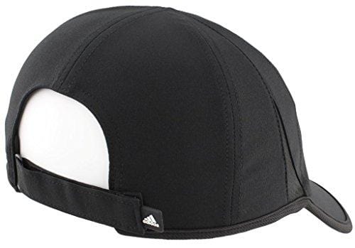 adidas Men's Superlite Relaxed Adjustable Performance Cap, Black/White, One Size [product _type] adidas - Ultra Pickleball - The Pickleball Paddle MegaStore