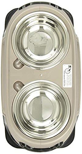 Petmate Easy Reach Pet Diner Elevated Dog Bowls 2 Sizes 2 Polished Colors