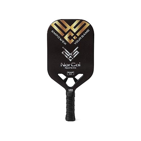 Norcal Sports Summit 2.0 Graphite Carbon Fiber Pickleball Paddle | USAPA Approved | Pickle Ball Rackets for Adults | Unique Design, Great for USA Pickleball Tournament Players